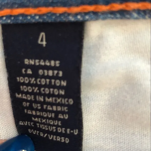 American Eagle Size 4 Cropped Straight Leg Jeans Medium Wash 100% Cotton NWOT - Image 12