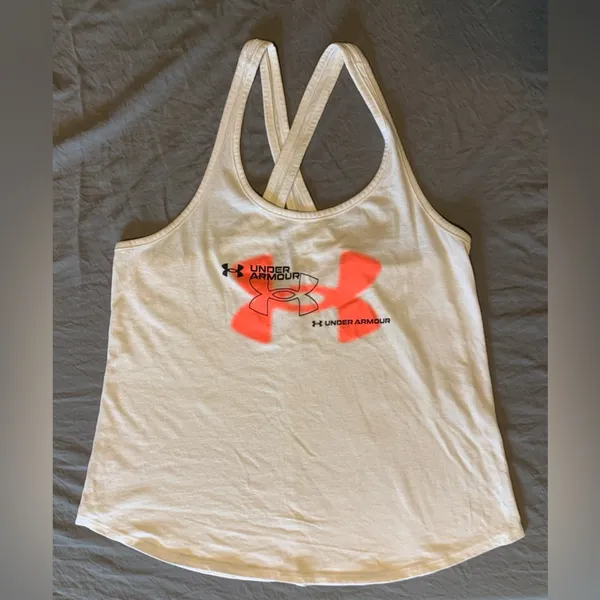 Under Armour blurred logo overlay Tank Top - Image 14