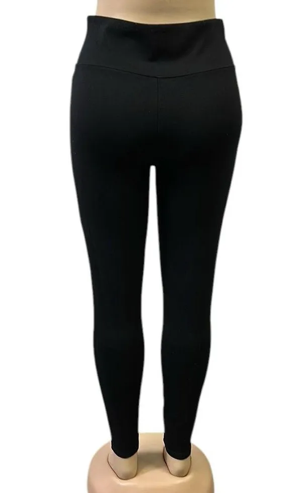 Spanx Assets Black Leg Seam Body Shaping Bodycon Shapewear Legging Womens XL - Image 5
