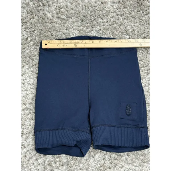 Free People Movement Women's Navy Victory Pull-On Biker Shorts Stretch Size S - Image 8