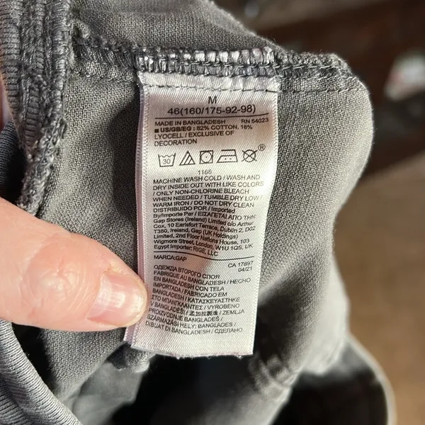 GAP Olive Green Tencel Blend Jogger Pants Medium Casual Drawstring Lounge - Image 9