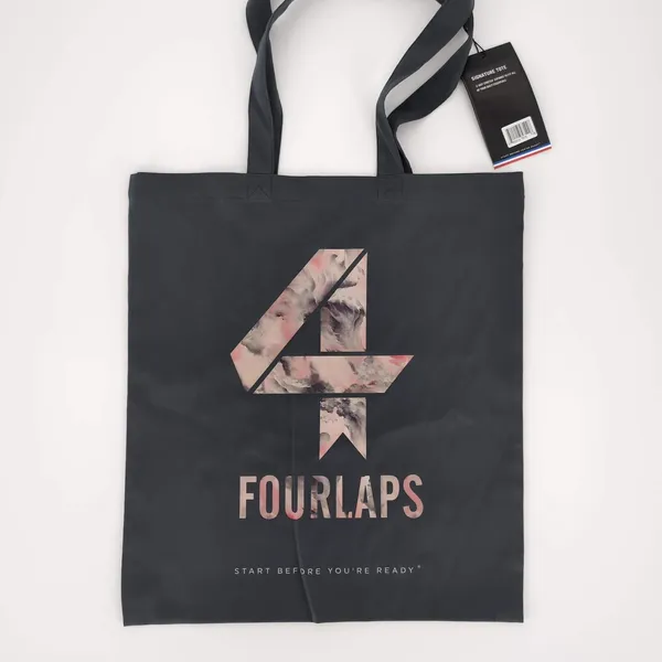 4 Laps/Four Laps Gray/Grey with Pink Camo Logo 2-Way Stretch Signature Tote NWT - Image 2