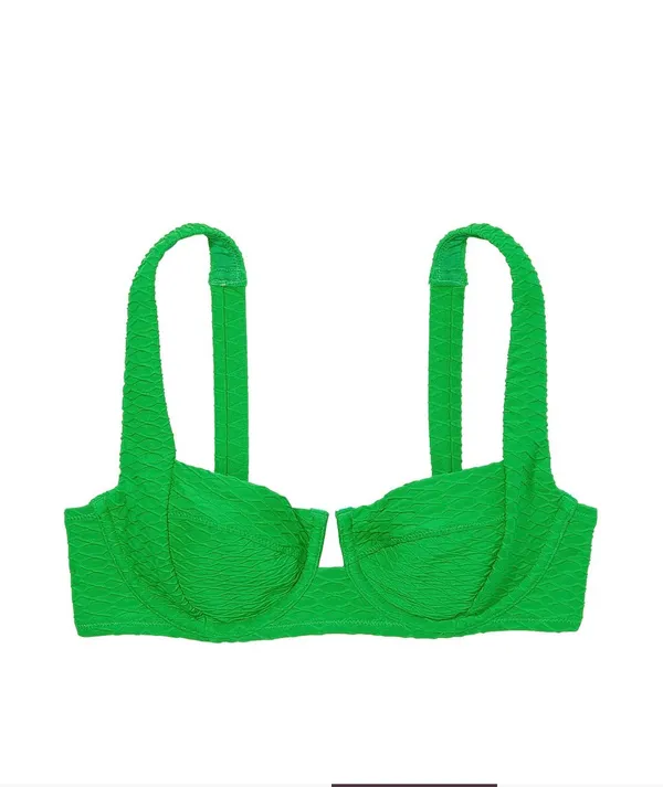 Victoria's Secret Emerald Green Two-Piece Bikini Set 32A top & small bottom NWT - Image 6
