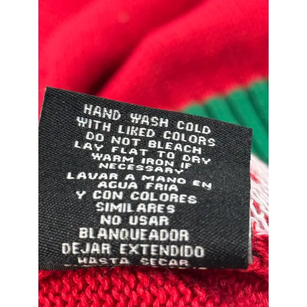 Mesh Lace Womens Size S Red Green White Snowflake Holiday Ugly Christmas Sweater - Image 8