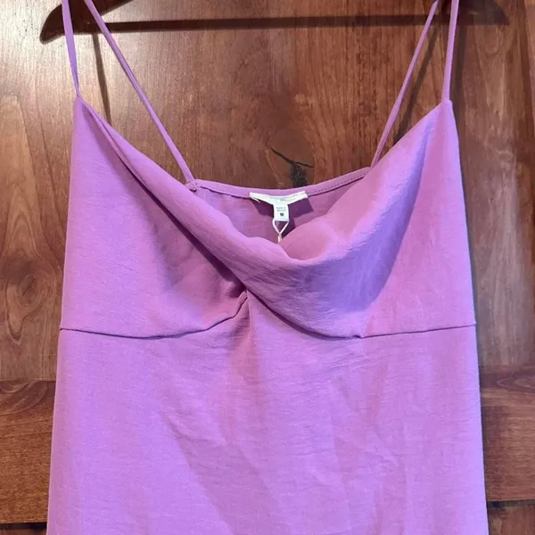 NWT‎ See You Monday Purple Sleeveless Midi Dress Medium Whimsical Vacation Beach - Image 3