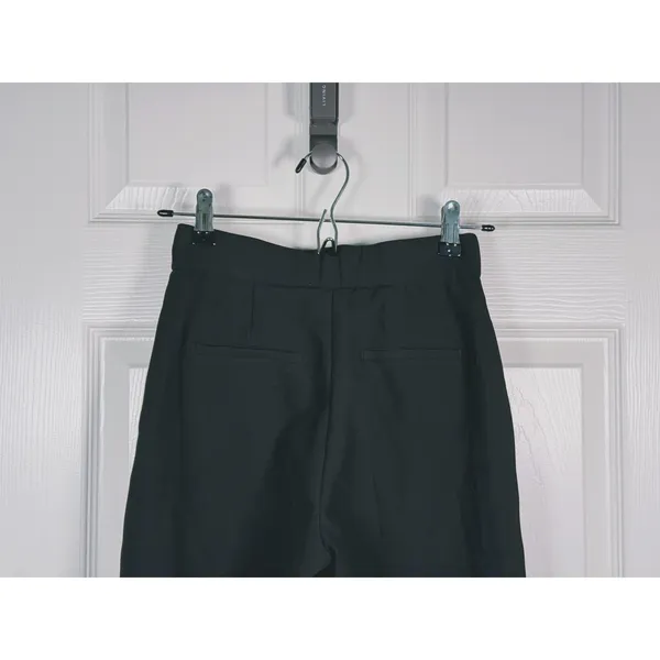 Aritzia Effortless Pant Wide Leg Trouser Size 00 Black Office Career Pleated - Image 6