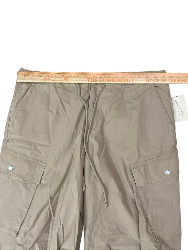 Universal Thread Women's Wide Leg Cargo Pants - Beige Gorpcore Granola Girl - Image 4