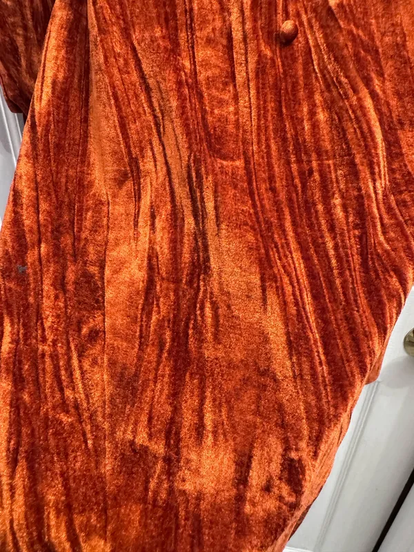 SheIn Velvet dress with button down front - Image 3