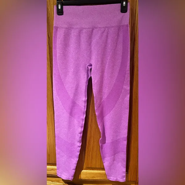 PINK Victoria’s Secret House Party Pink Marl Seamless High Waist Leggings‎ NEW - Image 4