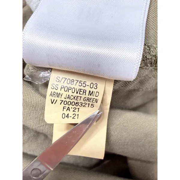 GAP Utility Popover Shirt Dress Women Sz Small Army Green Minimal Hipster Casual - Image 8