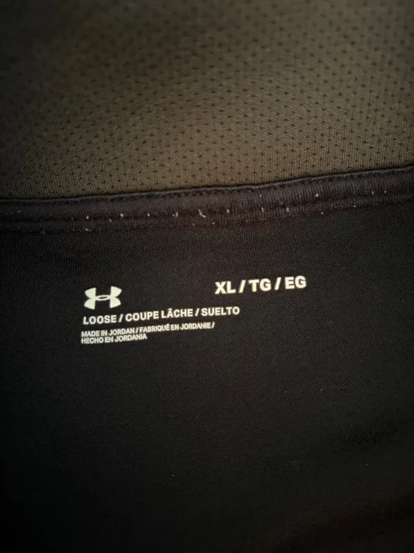 Under Armour Olive Half-Zip Pullover with Neon Yellow Logo Band - Image 2