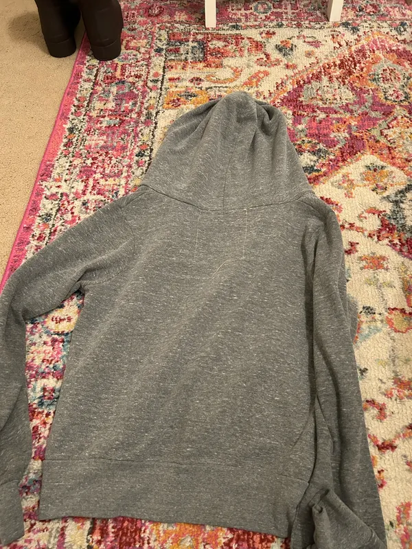 Aviator Nation Grey Zip-Up Hoodie - Image 6