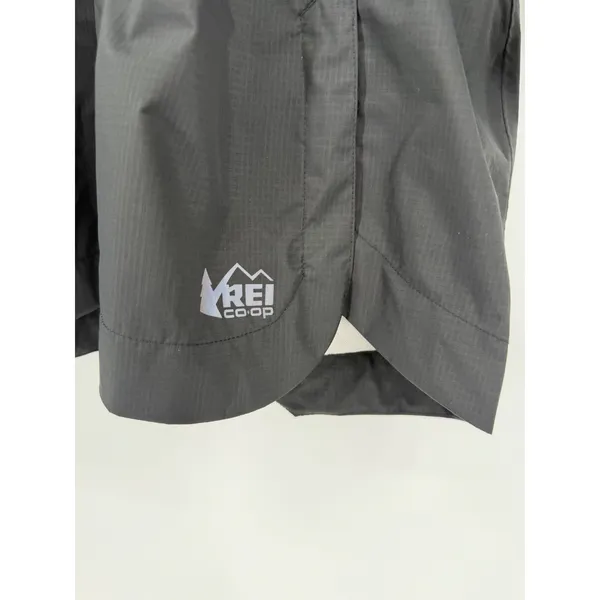 REI Co-op Women's Rain Jacket XL Black Hooded Waterproof Shell - Image 6
