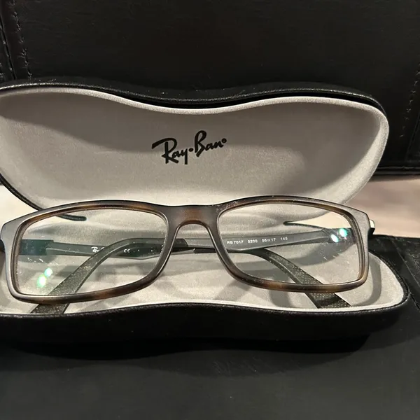 Ray-Ban Brown Frame Glasses frame and Ray Ban hard Case only - Image 10
