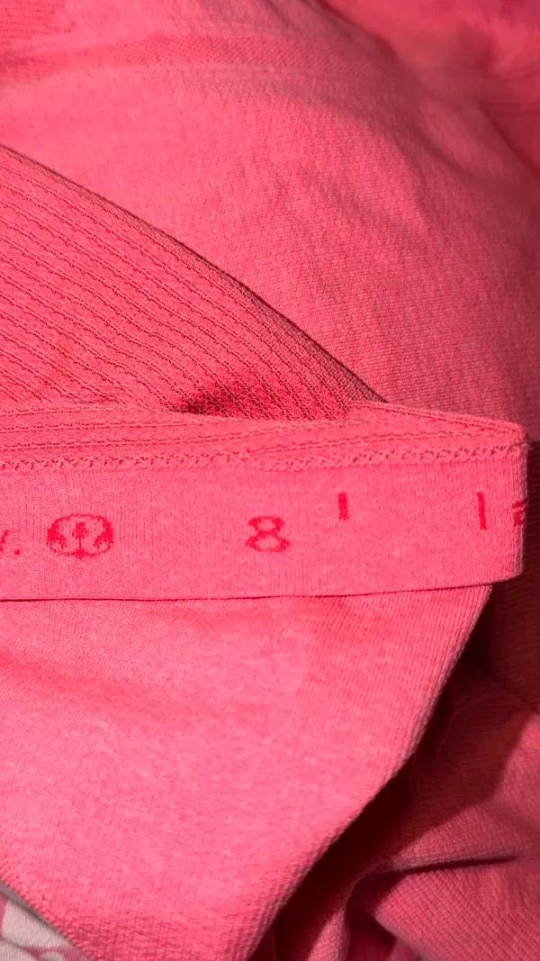 Bright salmon pink Lululemon swiftly long sleeve - Image 7