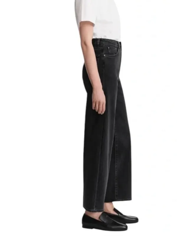Toteme Flare Fit Jeans in black grey wash 23 - Image 2