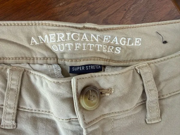 American Eagle Skinny Khaki Pants Super Stretch - Image 5