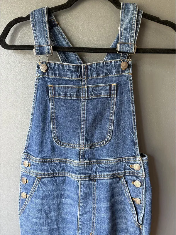 J.Crew Blue Denim Overalls Size XS - Image 3