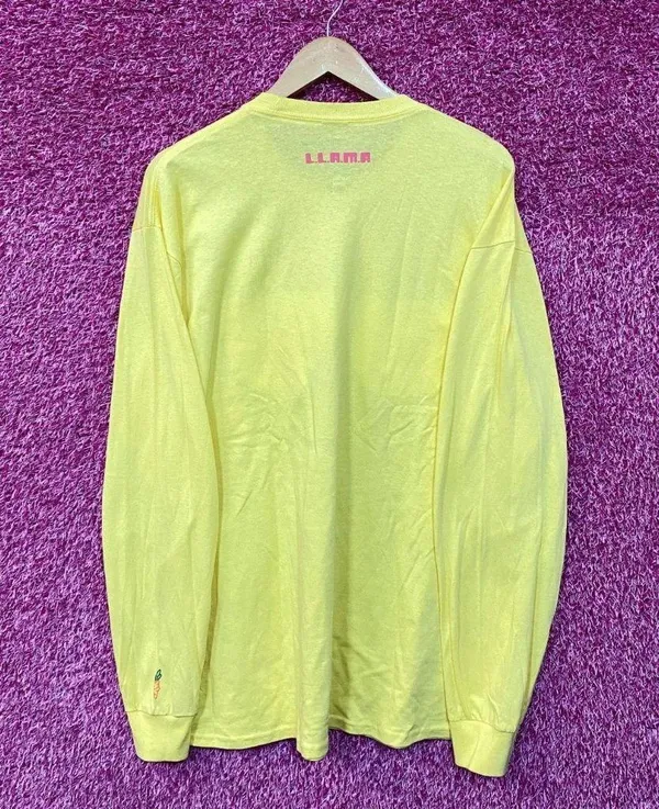 Carrots x Llama Lego Yellow Long Sleeve Tshirt size Extra Large - Image 2