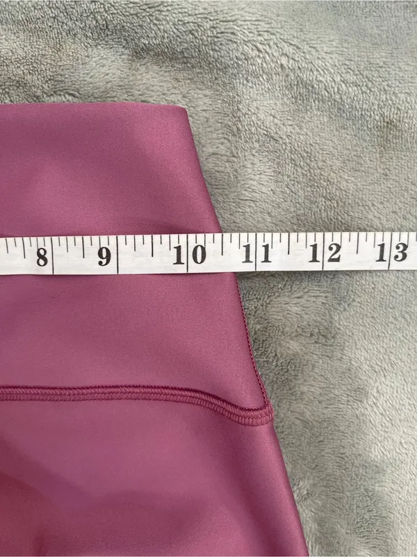 Alo Yoga 7/8 High-Waist Airlift Leggings Pink Wild Rose activewear yoga Pilates - Image 8