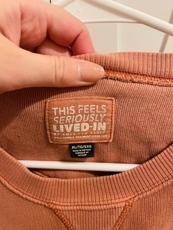 American Eagle Crewneck Pink XL - Image 2