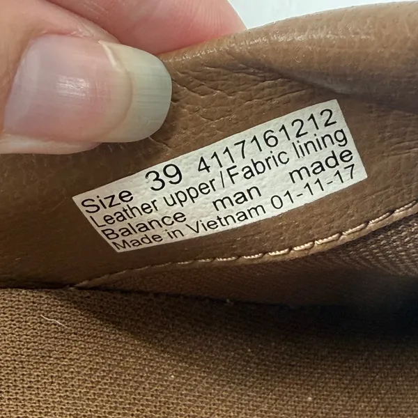 Dansko Brown Leather Clog Mules Womens‎ EU 39 US 8.5-9 Perforated Slip On - Image 4