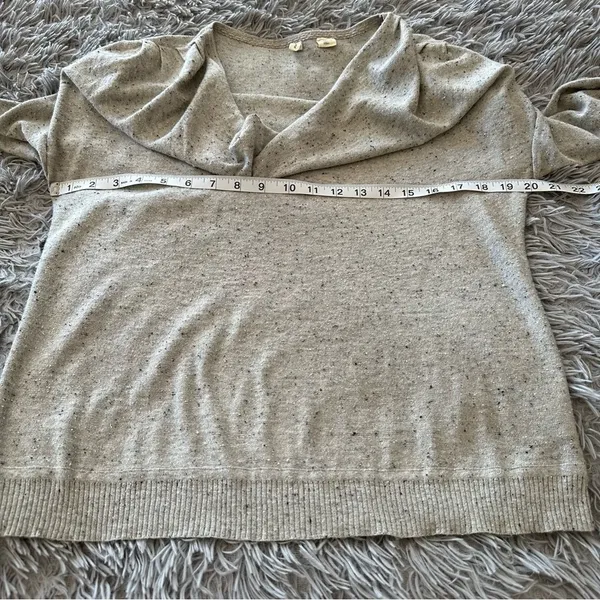 Anthropologie Gray Cowl Neck Sweater - Image 9