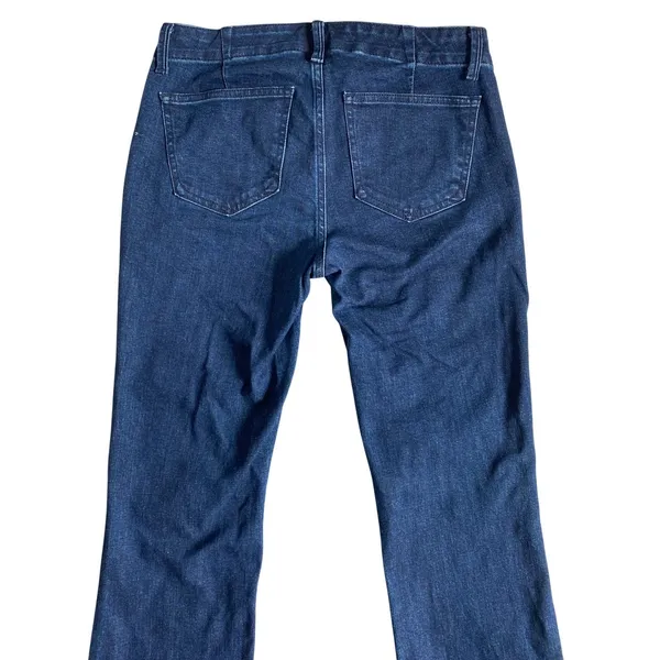 Gap Long & Lean Jeans Womens 27 4R Dark Rinse Low Rise Flare Bootcut 844088 - Image 3