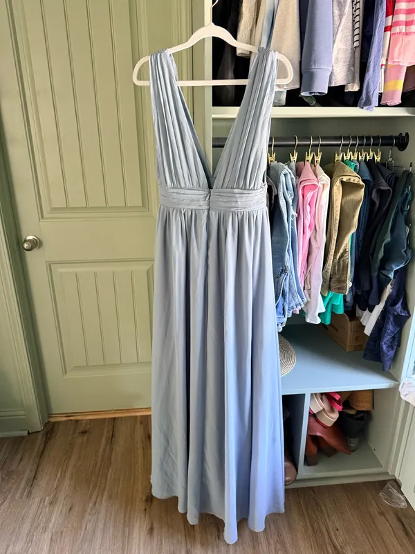 Lulus Heavenly Hues Light Blue Maxi Dress - Image 3