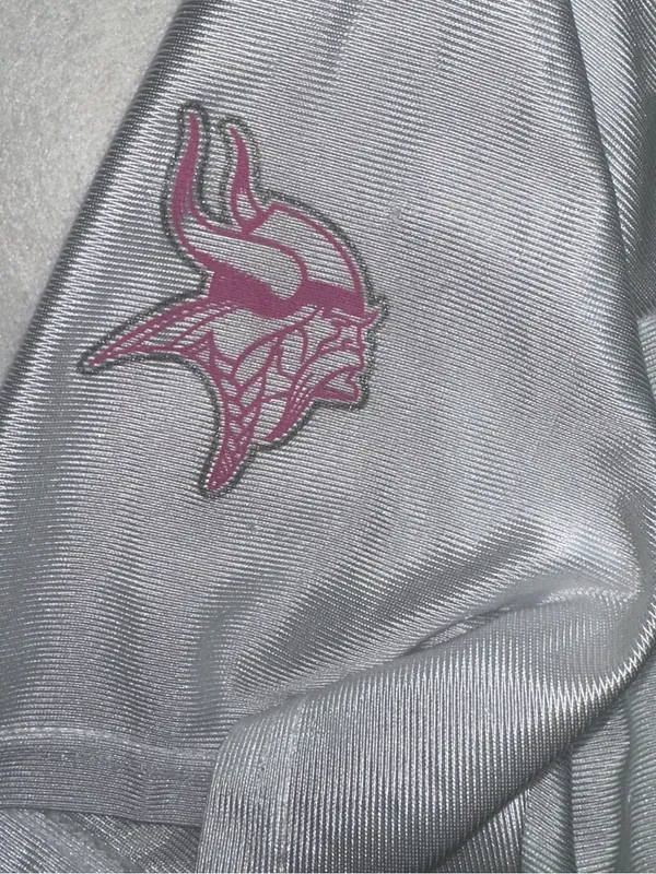 Brett Favre Jersey Women White Pink Minnesota Vikings Breast Cancer Reebok Lg - Image 6