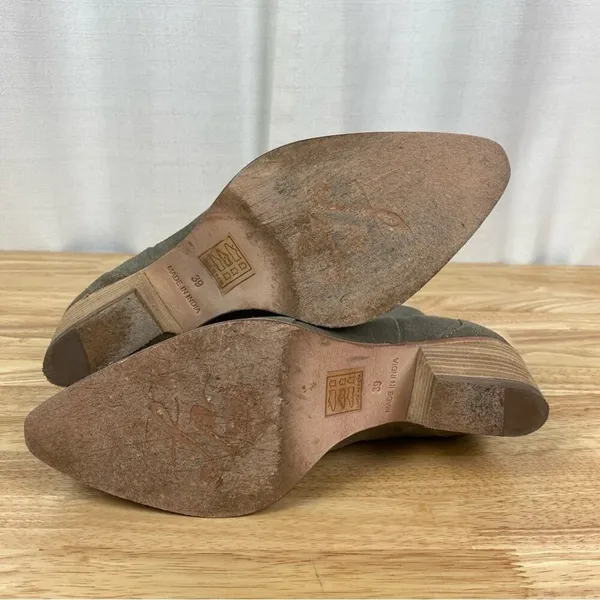 Free People Beige Gray New Frontier Chelsea Western Cowboy Boots Sz.39(US 8.5) - Image 12