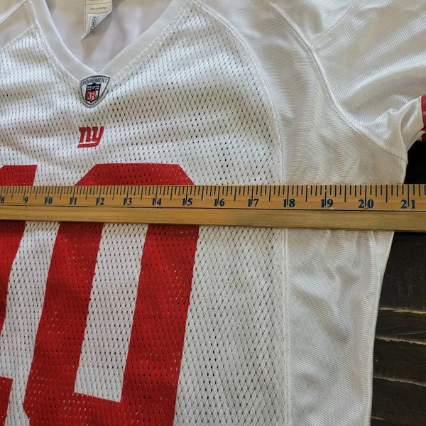 New York Giants Reebok On Field Jersey Women’s Large Eli Manning #10 White NFL - Image 5