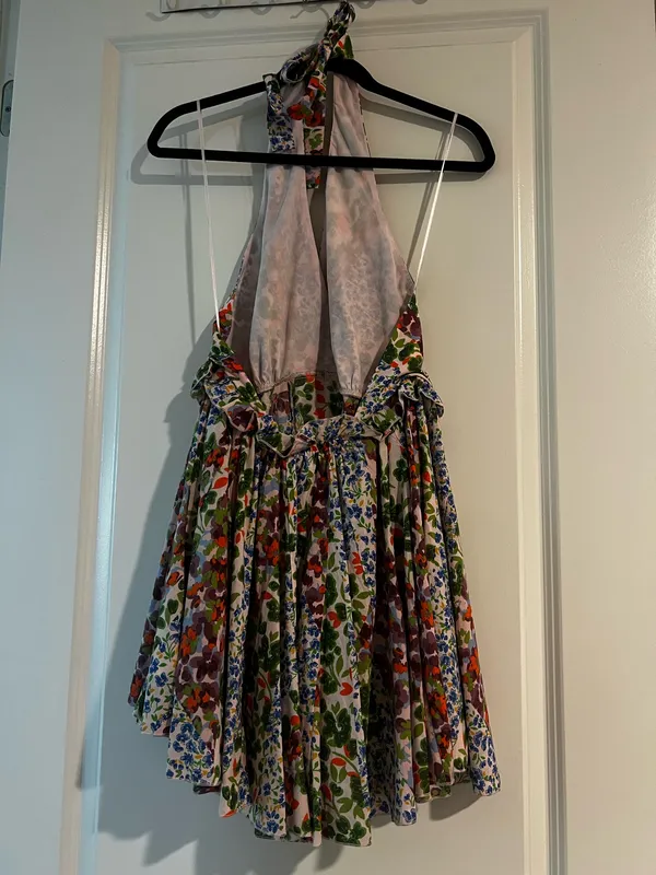 Anthropologie Floral Dress Mini - Image 3