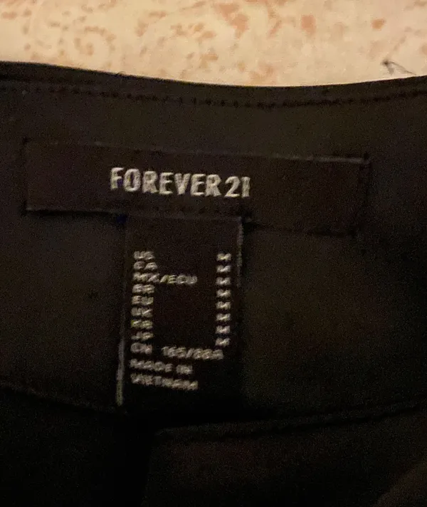 Forever 21 Black Satin Slip Dress - Image 3