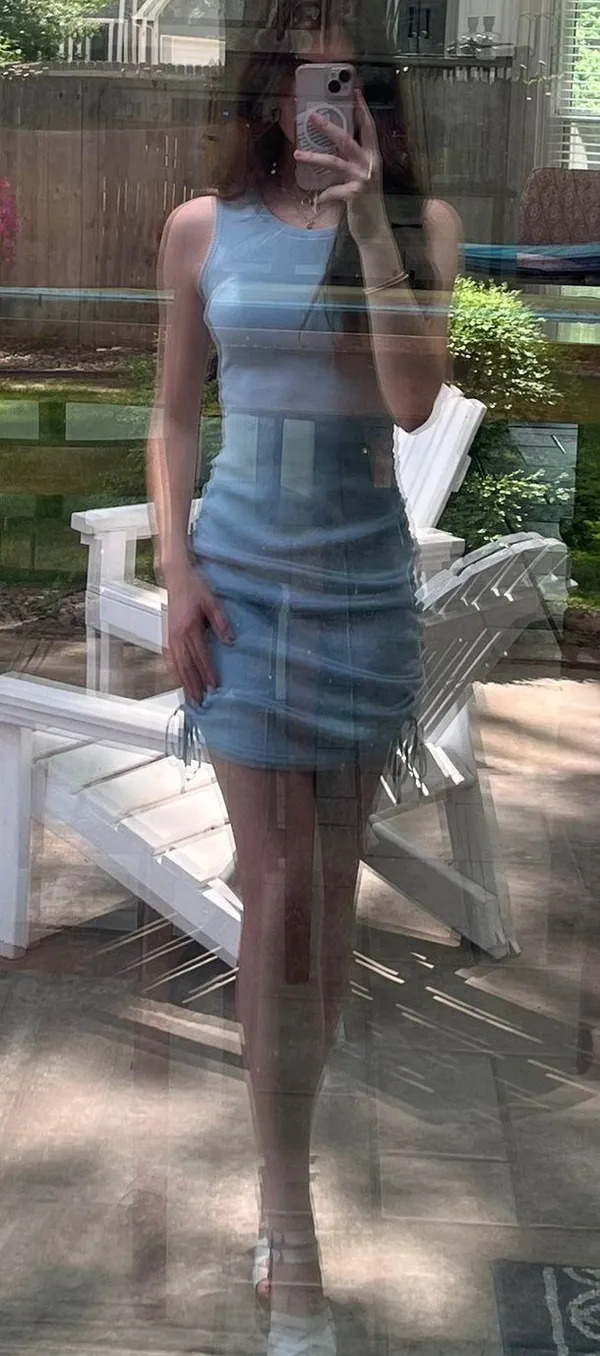 LIONESS Knit Bodycon Dress - Image 3