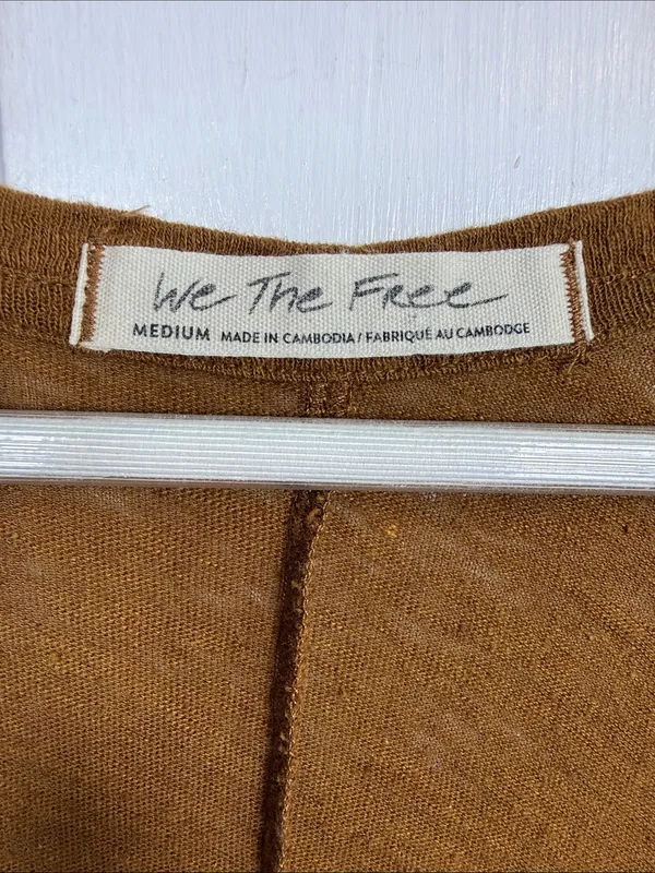 Free People We the Free Shimmy‎ Flowy Sasha Swing Oversize Tank Top W2516 Sz M - Image 5