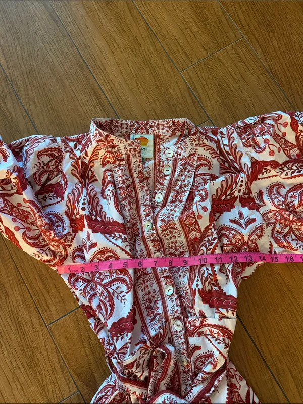 FARM Rio Tropical Cameo Organic Cotton Romper- size Large - Image 4