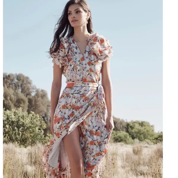 ELLIATT Dorrigo Maxi‎ Wrap Dress - Image 4