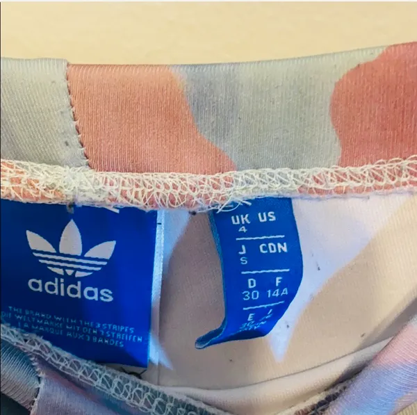 Adidas leggings multicolor small big logo - Image 3