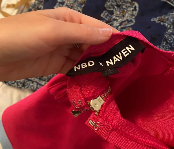 X NAVEN Hot Pink Dress - Image 5