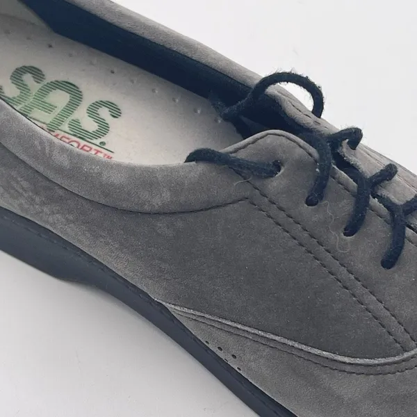 SAS Casual Shoes Women's Size 8N Taupe Suede Oxfords Tripad Whisper Comfort Lace - Image 7
