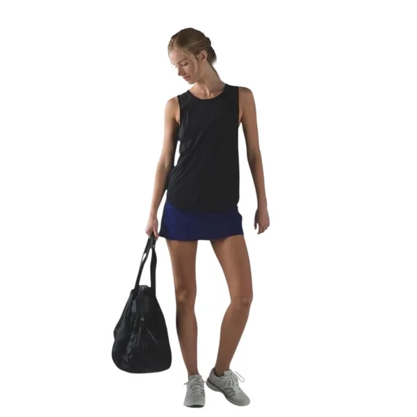 Lululemon‎ Pace Setter Skirt Blue Pleated Running Tennis Skort Women Size 6 - Image 3