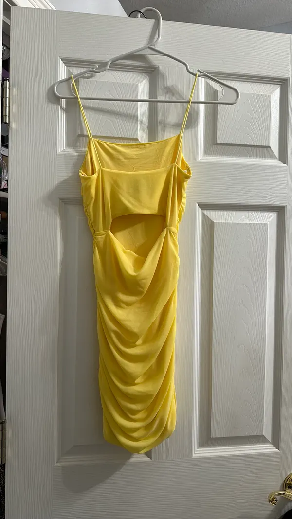 Hello Molly FAVORITE THINGS DRESS PASTEL YELLOW - Image 6