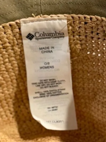 Columbia Sportswear Women's Straw and Canvas Sun Hat - Image 4