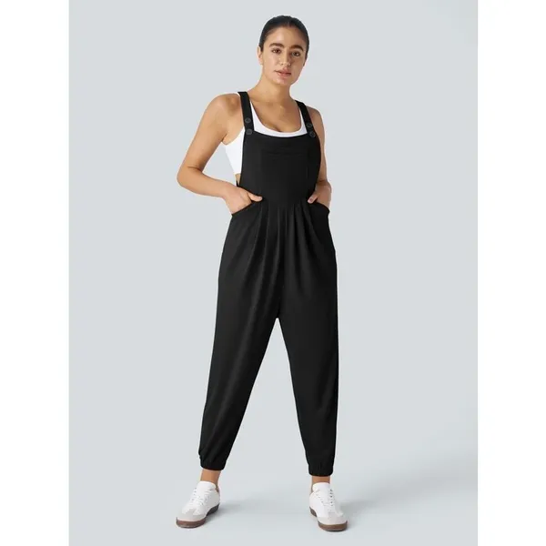 Halara Blue Jogger Bottom Overalls Sz.M NWT - Image 2