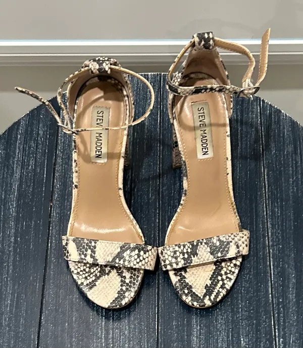 Steve Madden Snake Print Heels - Image 4