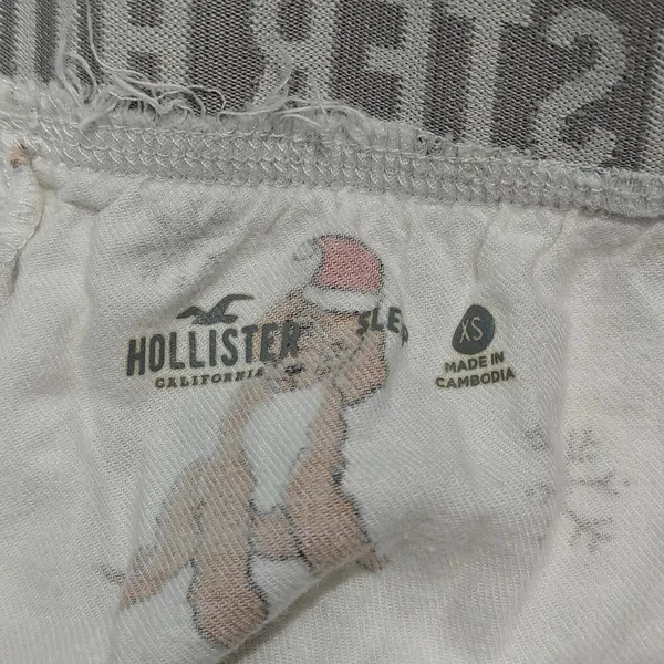 Hollister Labradoodle Snowflake Candy Cane Lounge Short Womens Xsmall - Image 2