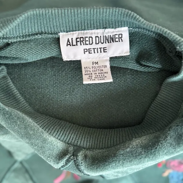 Alfred Dunner Petite Sweater Embroidered - Image 7