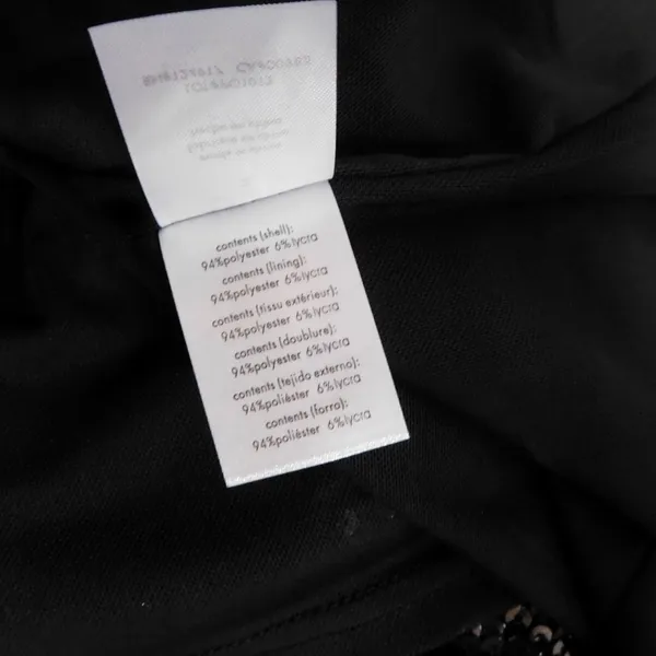NWT!! WEWOREWHAT Black Sequin Halter Dress Full Length Maxi Glam Party‎ Size 2 - Image 12