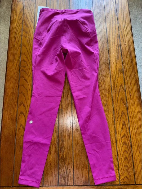 Lululemon Swift Speed High Rise 28” With Pockets Magenta Purple Size 6 NWT - Image 3
